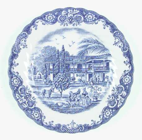 Heritage Hall Blue Bread & Butter Plate