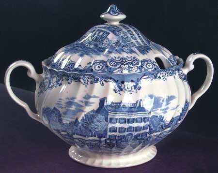 Heritage Hall Blue Tureen &  Lid