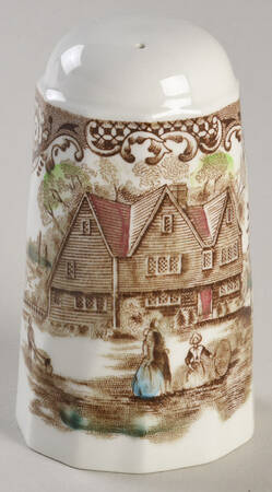 Heritage Hall Brown Multicolor Salt Shaker