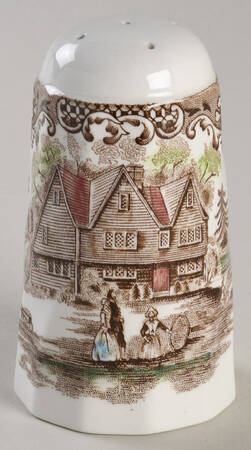 Heritage Hall Brown Multicolor Pepper Shaker