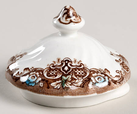 Heritage Hall Brown Multicolor Lid for Teapot