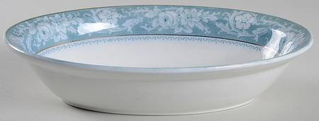 Henley Blue 9" Oval Vegetable Bowl