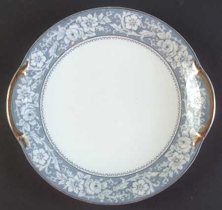 Henley Blue Handled Cake Plate