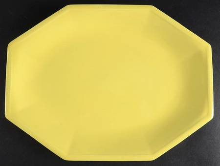 Heritage Yellow 13" Oval Serving Platter
