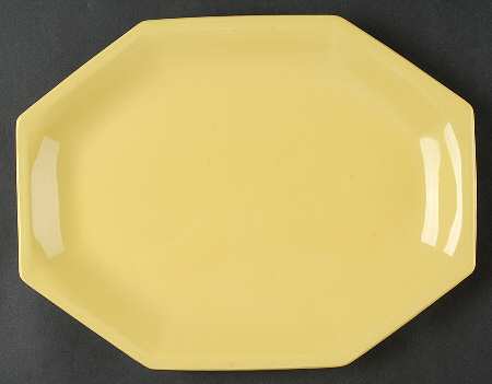 Heritage Yellow 12" Oval Serving Platter