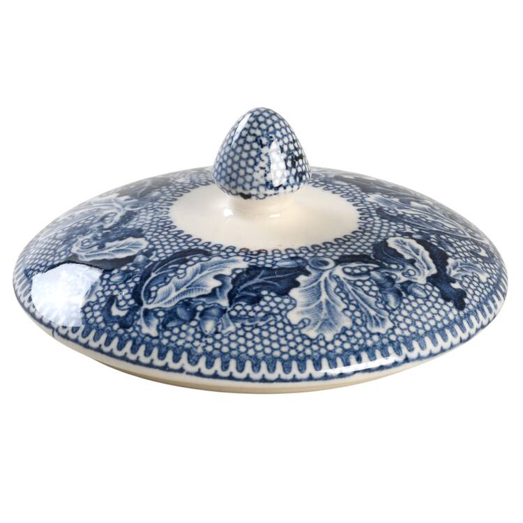 Historic America Blue Lid for Sugar Bowl