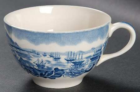 Historic America Blue Snack Cup