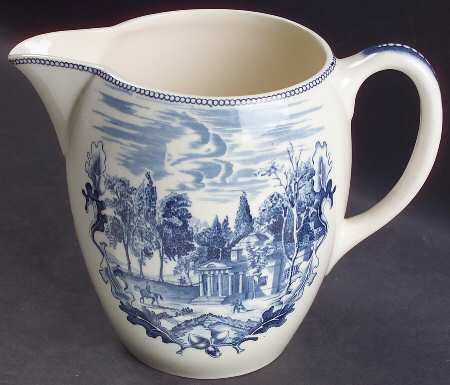 Historic America Blue 32 Oz Pitcher
