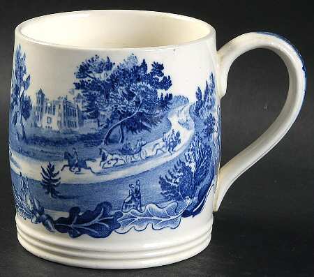 Historic America Blue Mug