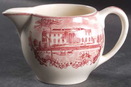 Historic America Pink Mini Creamer