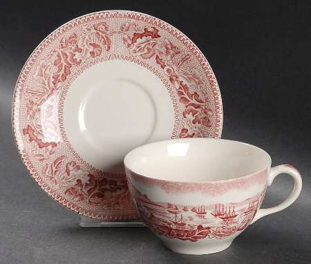 Flat Cup & Saucer Set