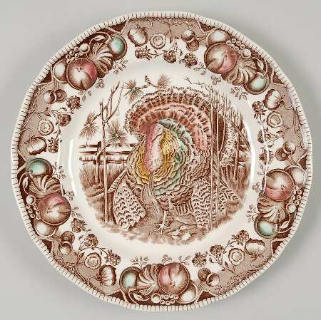 His Majesty (Made in England) Salad Plate
