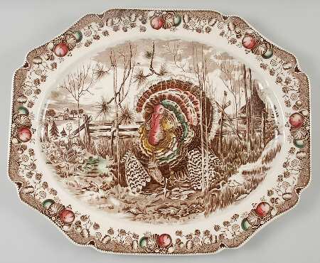 His Majesty (Made in England) 17" Oval Serving Platter