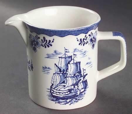Holland Blue Scenes Creamer