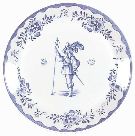 Holland Blue Scenes Dessert/Pie Plate