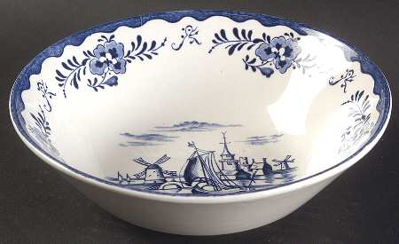 Holland Blue Scenes Coupe Cereal Bowl