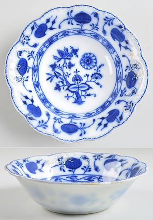Holland (Flow Blue) 8" Round Vegetable Bowl