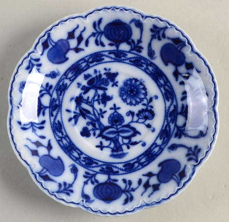 Holland (Flow Blue) Saucer for Oversized Cup