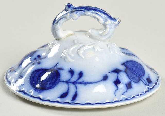 Holland (Flow Blue) Lid for Teapot
