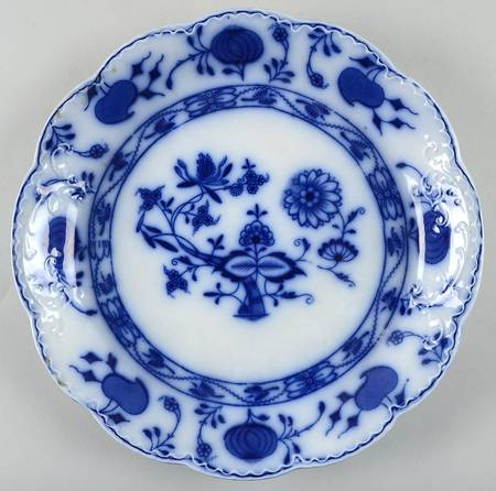 Holland (Flow Blue) 12" Chop Plate (Round Platter)