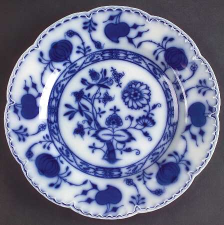Holland (Flow Blue) Luncheon Plate