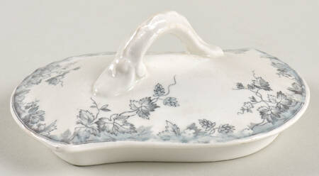 Hop Blue Gray Lid for Sugar Bowl