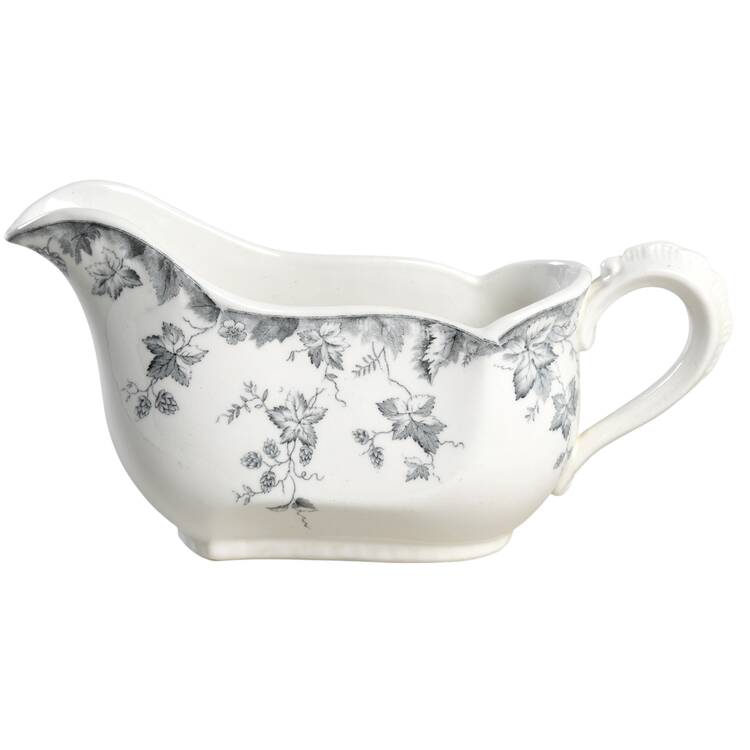 Hop Blue Gray Gravy Boat