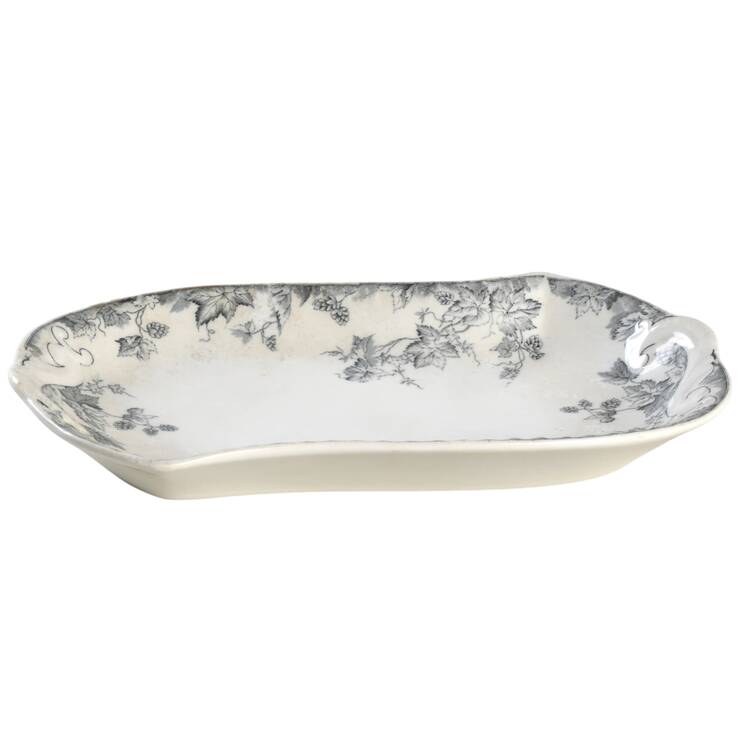 Hop Blue Gray Underplate for Gravy Boat