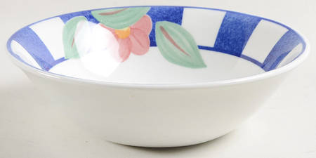 Hopscotch Blue Soup/Cereal Bowl