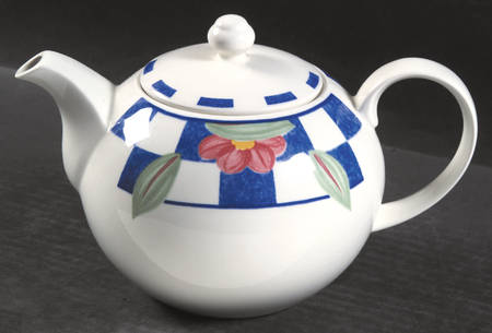 Hopscotch Blue Teapot & Lid