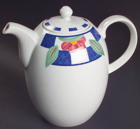 Hopscotch Blue Coffee Pot & Lid