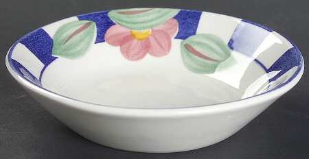 Hopscotch Blue Fruit/Dessert (Sauce) Bowl