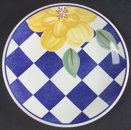 Hopscotch Blue Bread & Butter Plate