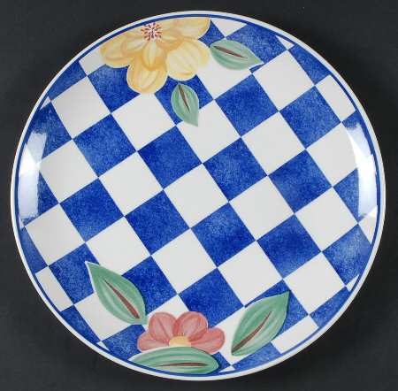 Hopscotch Blue 12" Chop Plate (Round Platter)