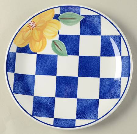 Hopscotch Blue Luncheon Plate