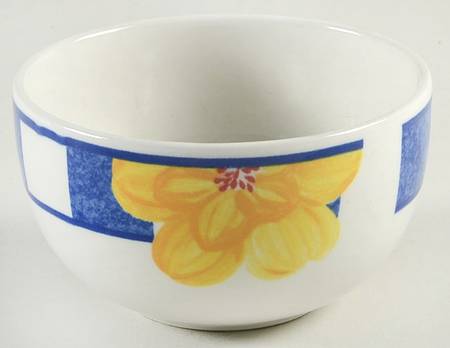 Hopscotch Blue Open Sugar Bowl