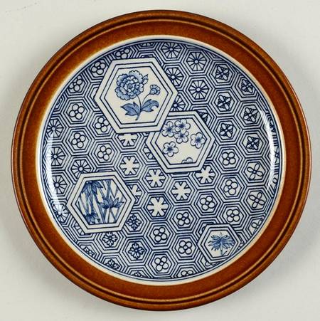 Hunam Blue Bread & Butter Plate