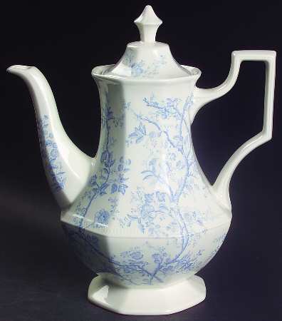 Hyde Park Blue (Heritage) Coffee Pot & Lid