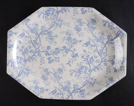 Hyde Park Blue (Heritage) 12" Oval Serving Platter