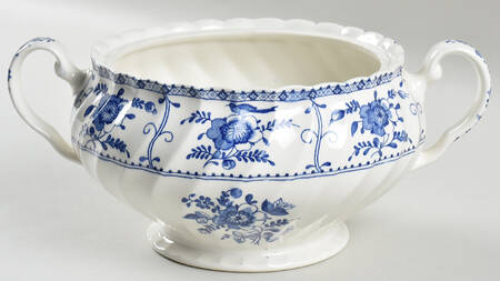Indies Blue Round Vegetable No Lid