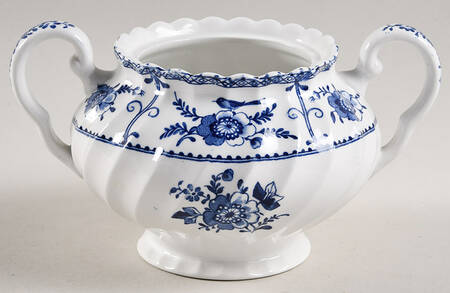 Indies Blue Sugar Bowl No Lid
