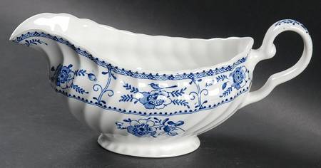 Indies Blue Gravy Boat