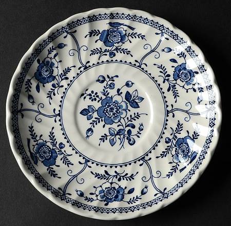 Indies Blue Saucer for Cream Soup Bowl