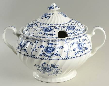 Indies Blue Tureen &  Lid