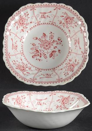 Indies Pink Square Cereal Bowl