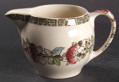 Indian Tree (Green Key, Cream-Off White) Mini Creamer