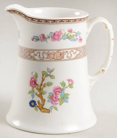 Indian Tree (Brown Key, White) 20 Oz Pitcher