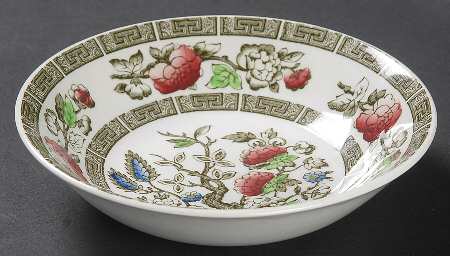 Indian Tree (Green Key, Paper White) Fruit/Dessert (Sauce) Bowl