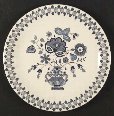 Jamestown Blue (Tan Background) by Johnson Brothers