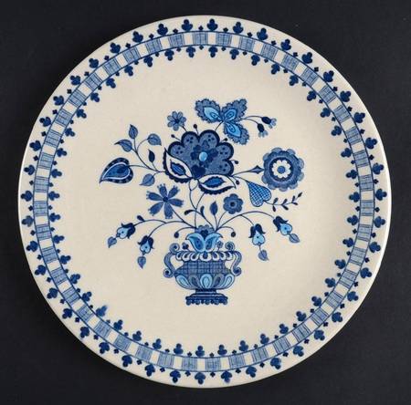 Jamestown Blue (White Background) Salad Plate
